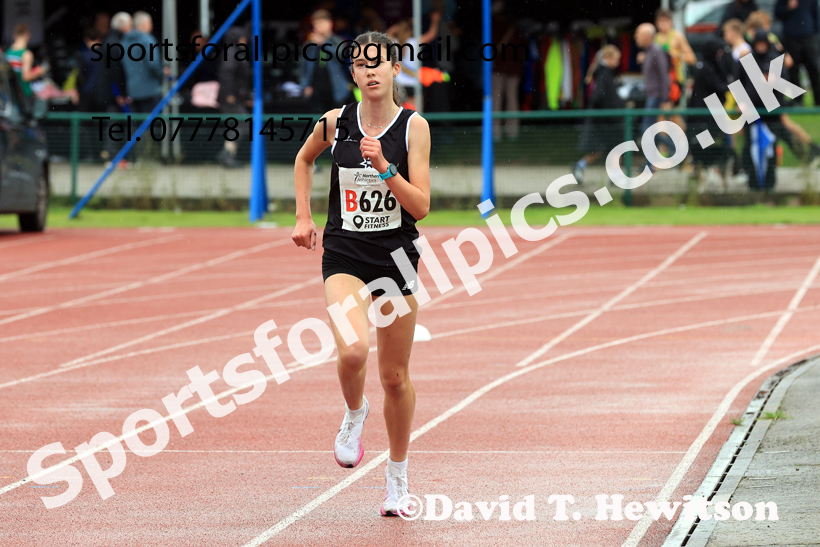 Womens Under-17s 2025 Northern Athletics Autumn Road Relays, Leigh, Lancashire. Photo: David T. Hewitson/Sports for All Pics